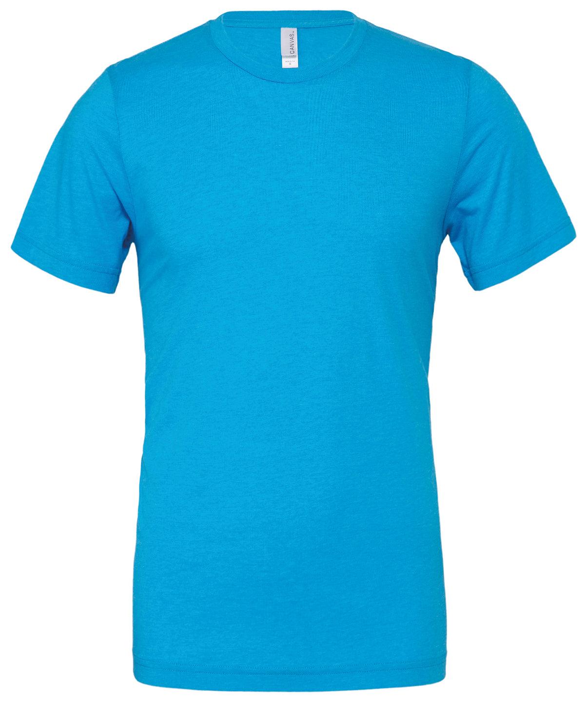 Neon Blue - Unisex polycotton short sleeve t-shirt T-Shirts Bella Canvas Hyperbrights and Neons, Rebrandable, T-Shirts & Vests Schoolwear Centres