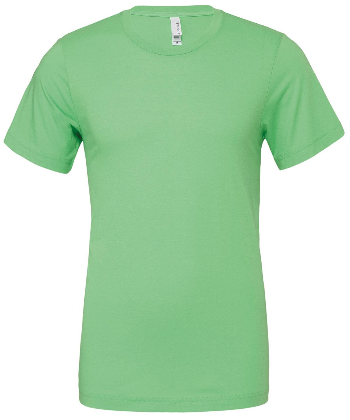 Neon Green - Unisex polycotton short sleeve t-shirt T-Shirts Bella Canvas Hyperbrights and Neons, Rebrandable, T-Shirts & Vests Schoolwear Centres