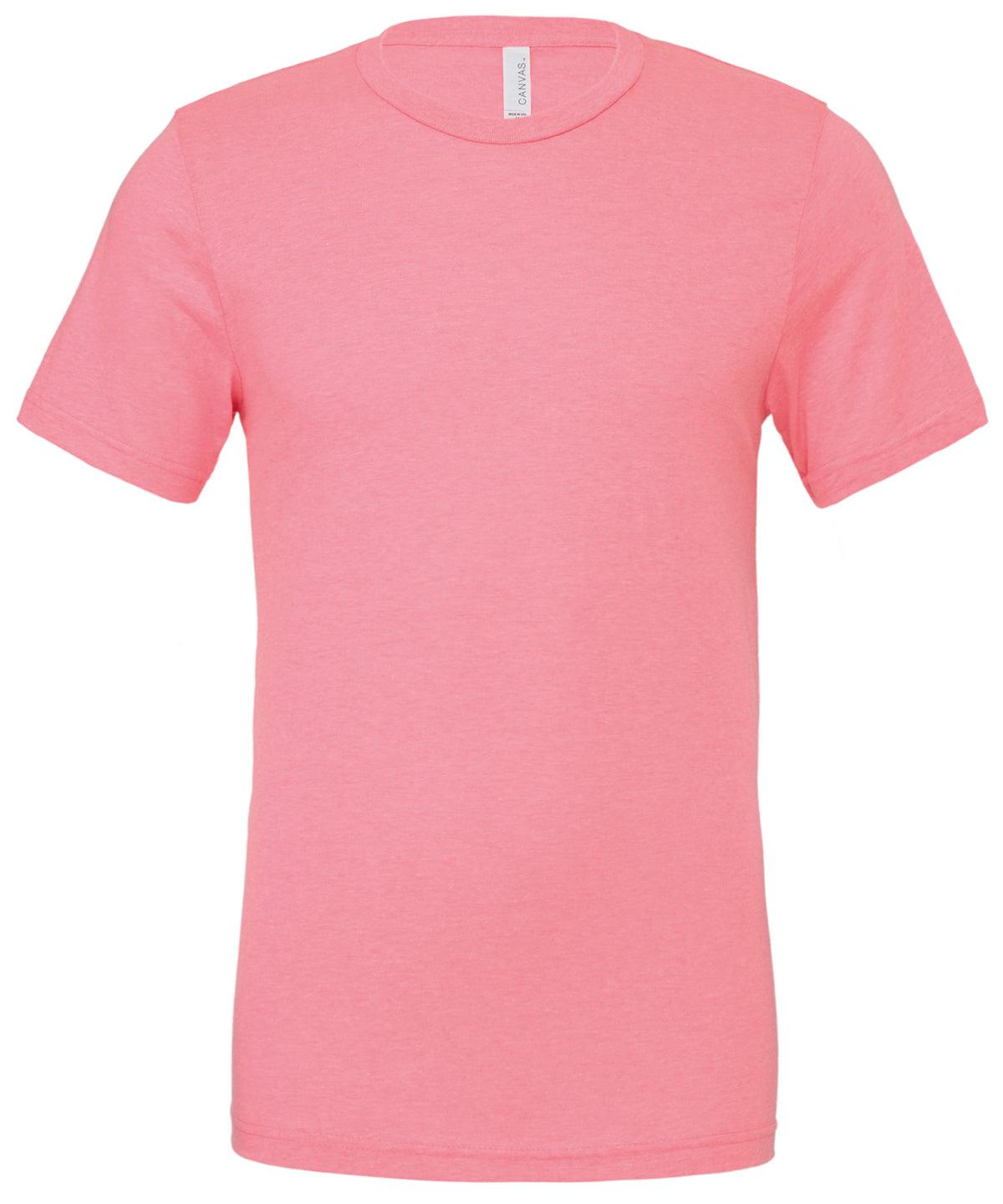 Neon Pink - Unisex polycotton short sleeve t-shirt T-Shirts Bella Canvas Hyperbrights and Neons, Rebrandable, T-Shirts & Vests Schoolwear Centres