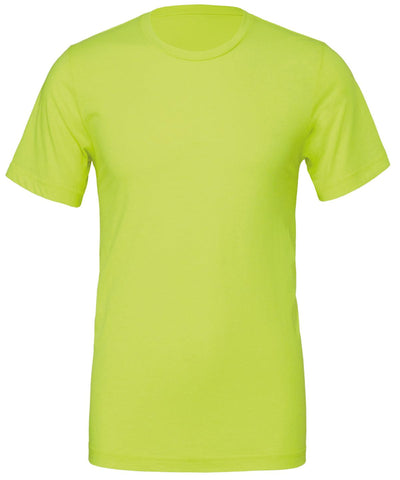 Neon Yellow - Unisex polycotton short sleeve t-shirt T-Shirts Bella Canvas Hyperbrights and Neons, Rebrandable, T-Shirts & Vests Schoolwear Centres