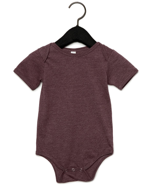 Heather Maroon - Baby Jersey short sleeve one piece Bodysuits Bella Canvas Baby & Toddler, Rebrandable Schoolwear Centres