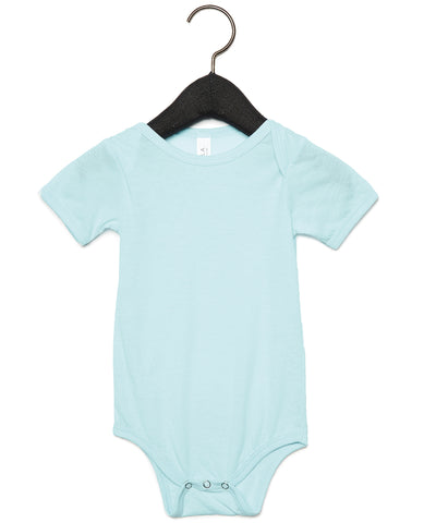 Baby triblend short sleeve one piece