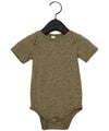 Baby triblend short sleeve one piece