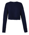 Women's cropped crew fleece