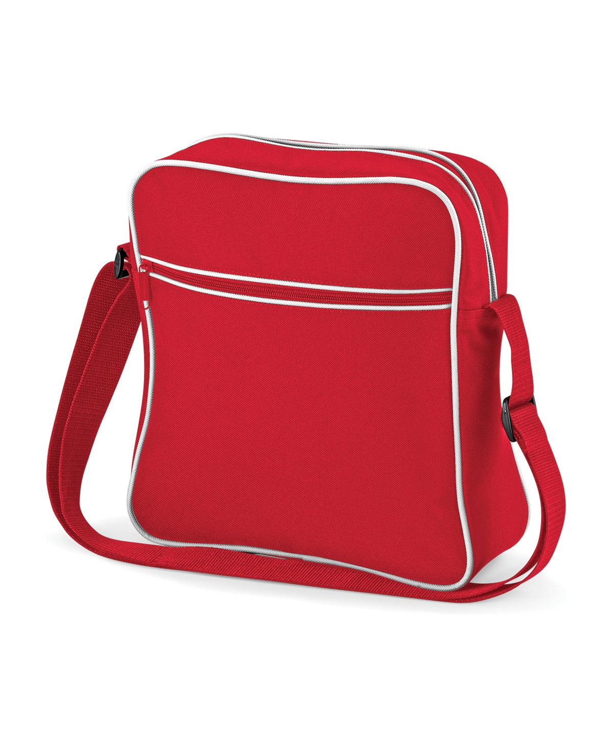 Classic Red - Retro flight bag Bags Bagbase Bags & Luggage, Rebrandable Schoolwear Centres