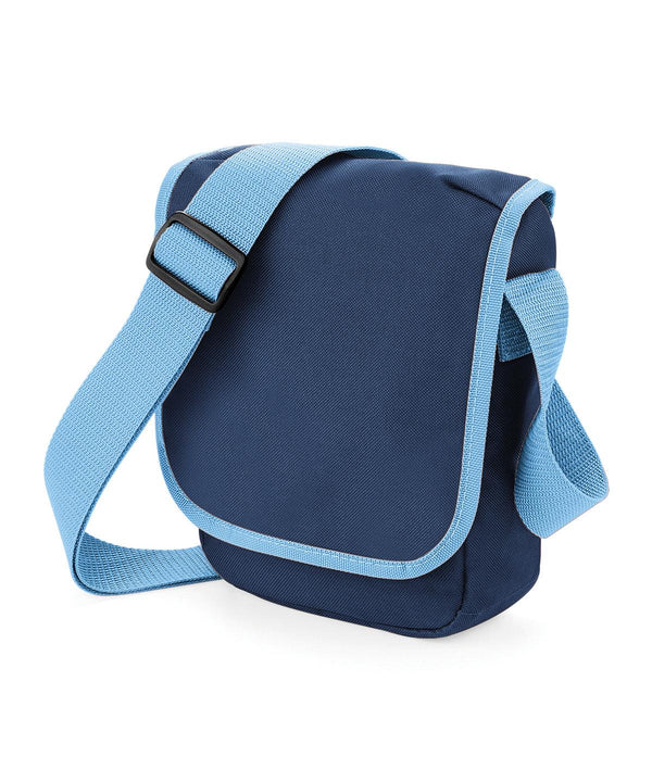 French Navy/Sky Blue - Mini reporter Bags Bagbase Bags & Luggage, Rebrandable Schoolwear Centres