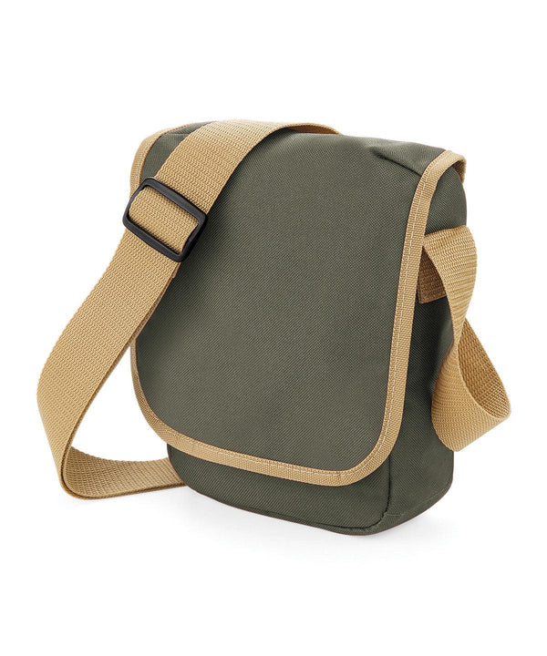 Olive Green/Caramel - Mini reporter Bags Bagbase Bags & Luggage, Rebrandable Schoolwear Centres