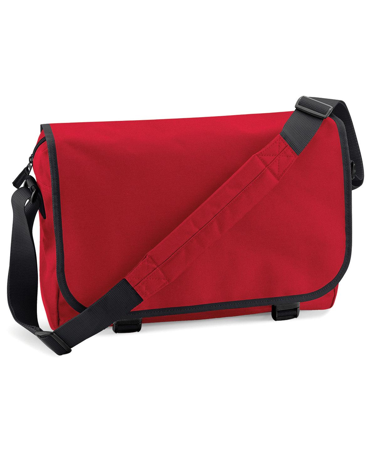 Classic Red - Messenger bag Bags Bagbase Bags & Luggage, Must Haves, Rebrandable Schoolwear Centres