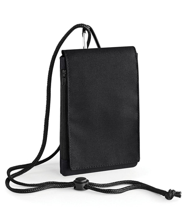 Black - Phone pouch XL Phone Holders Bagbase Bags & Luggage, Gifting & Accessories, Rebrandable Schoolwear Centres