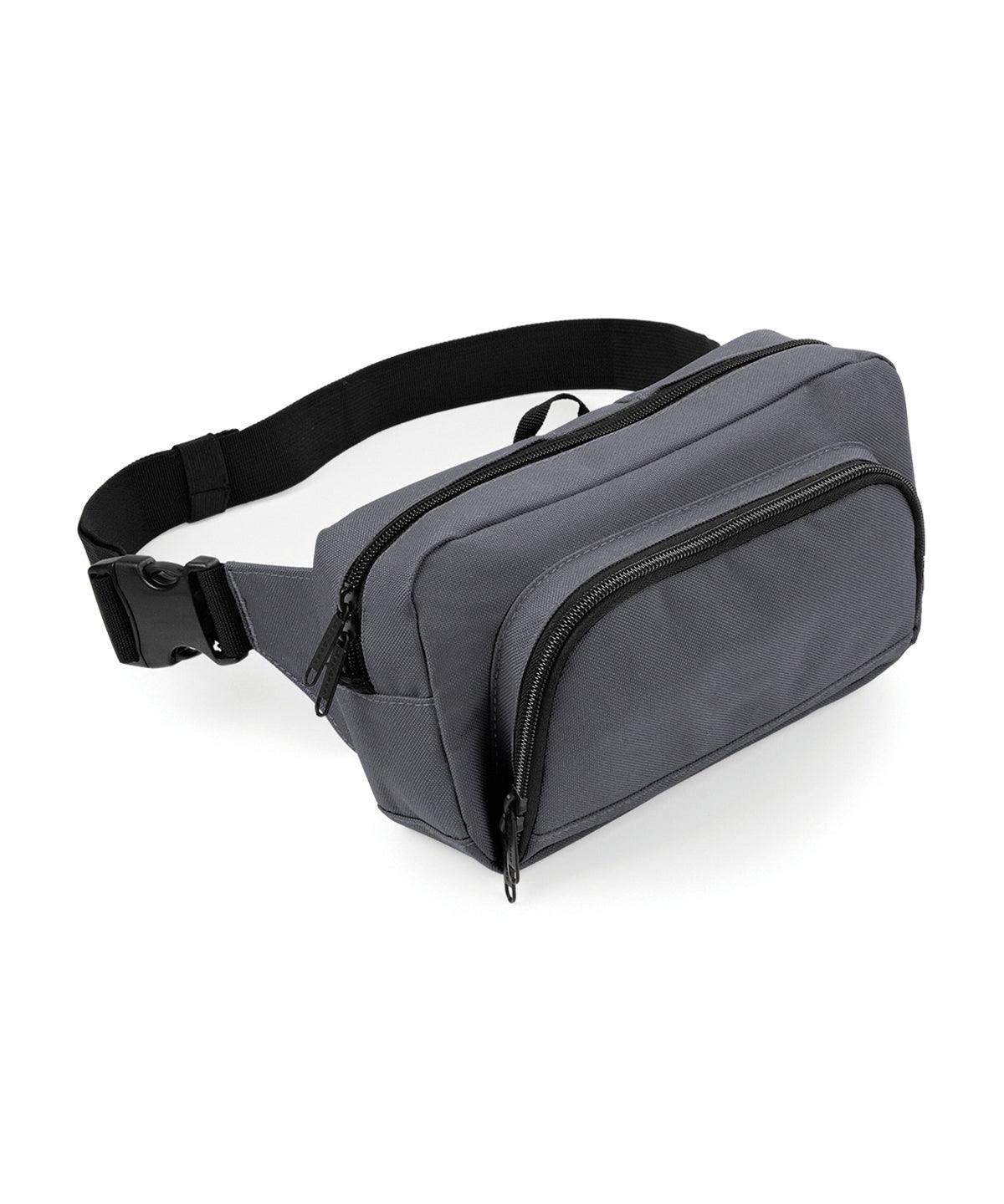 Graphite Grey - Organiser waistpack Bags Bagbase Bags & Luggage, Festival Schoolwear Centres