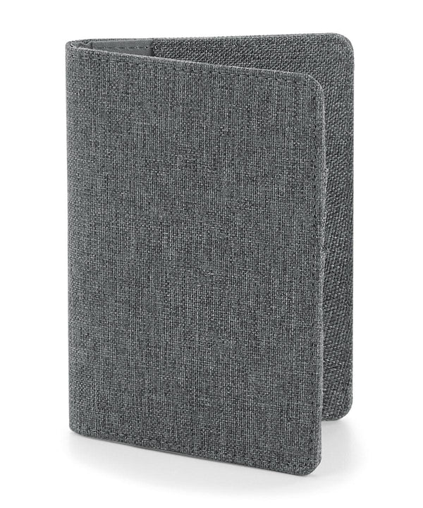 Grey Marl - Essential passport cover Passport Covers Bagbase Bags & Luggage, Gifting & Accessories, Holiday Season, Rebrandable Schoolwear Centres