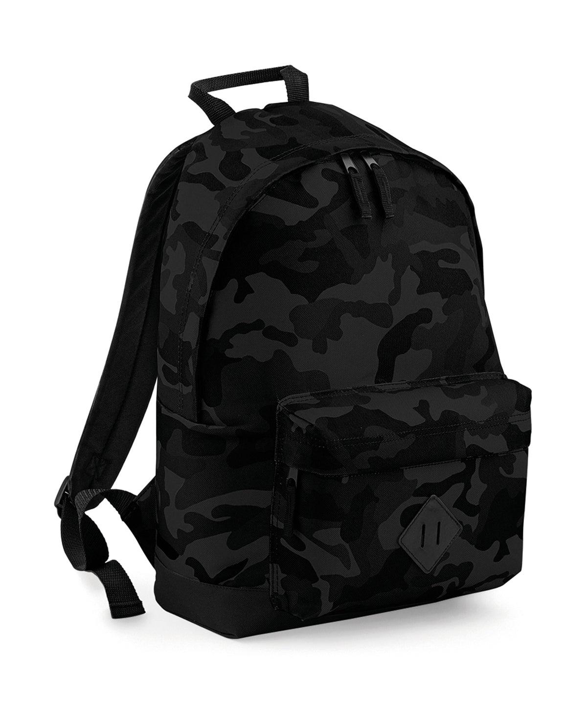 Midnight Camo - Camo backpack Bags Bagbase Bags & Luggage, Camo, Rebrandable Schoolwear Centres