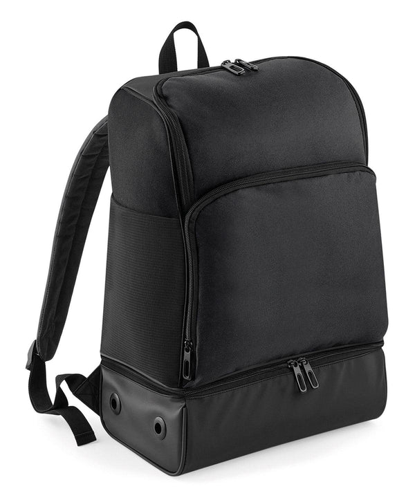 Black/Black - Hardbase sports backpack Bags Bagbase Bags & Luggage, Rebrandable Schoolwear Centres
