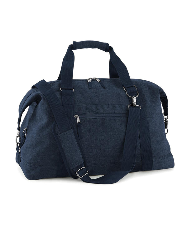 Vintage Oxford Navy - Vintage canvas weekender Bags Bagbase Bags & Luggage, Rebrandable Schoolwear Centres