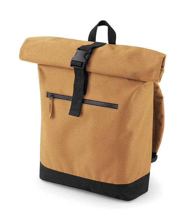 Caramel - Roll-top backpack Bags Bagbase Bags & Luggage, Rebrandable Schoolwear Centres
