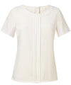 Cream - Women's Felina crêpe de chine short sleeve blouse Blouses Brook Taverner Plus Sizes, Raladeal - Recently Added, Shirts & Blouses, Women's Fashion Schoolwear Centres