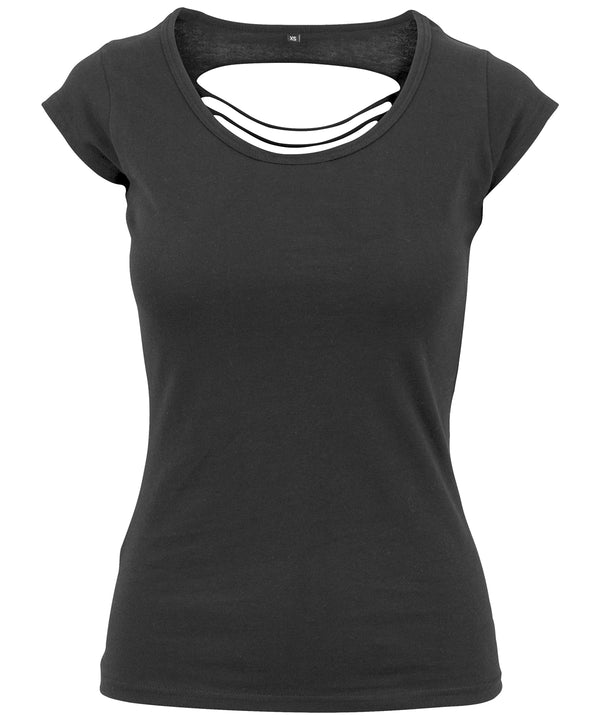 Women's back cut tee