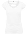 Women's back cut tee