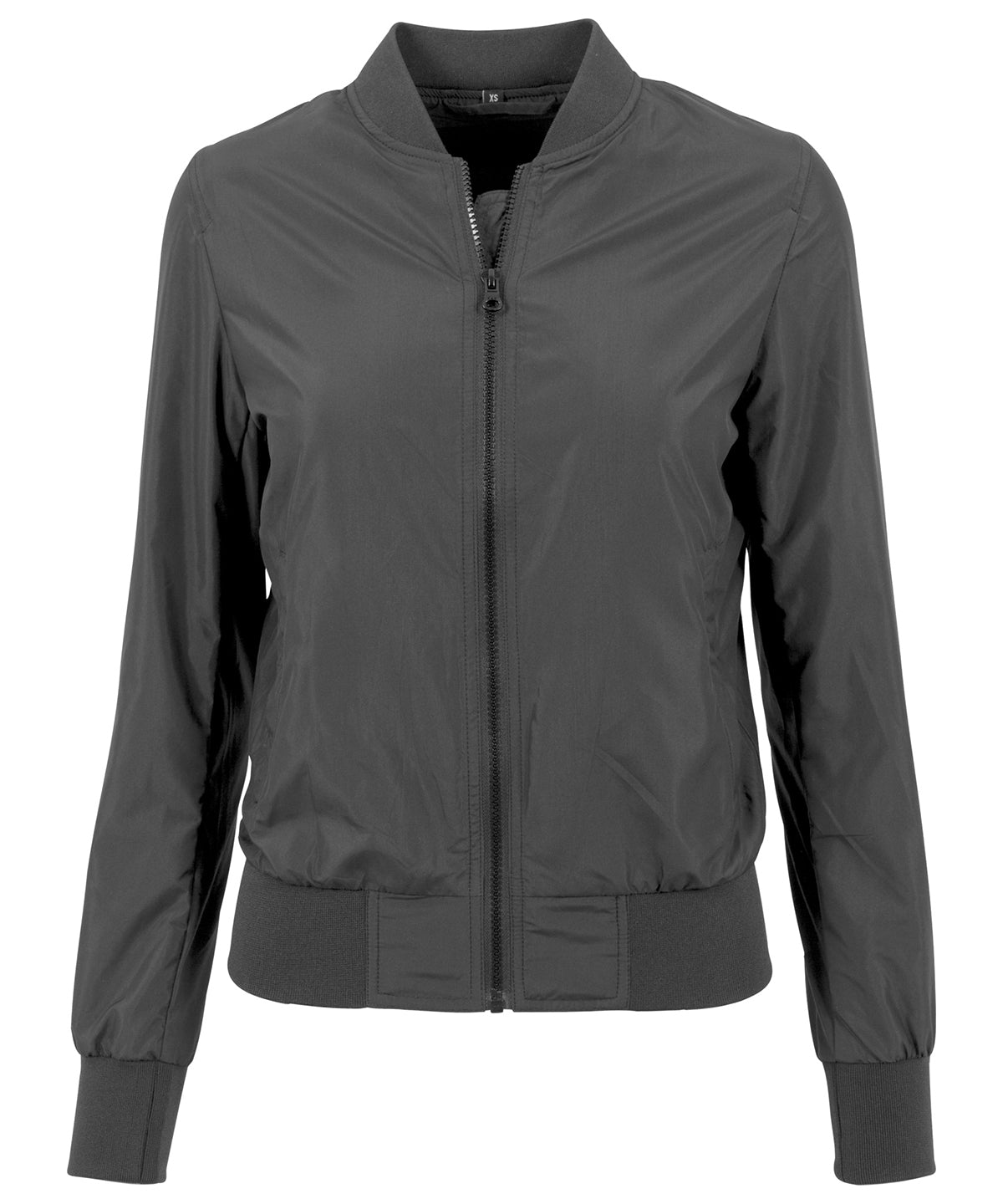 Women's nylon bomber jacket