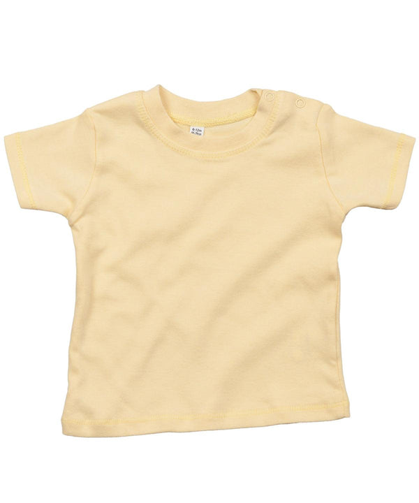 Soft Yellow - Baby T T-Shirts Babybugz Baby & Toddler, Must Haves, New Colours For 2022, Organic & Conscious, Price Lock, Rebrandable, T-Shirts & Vests Schoolwear Centres