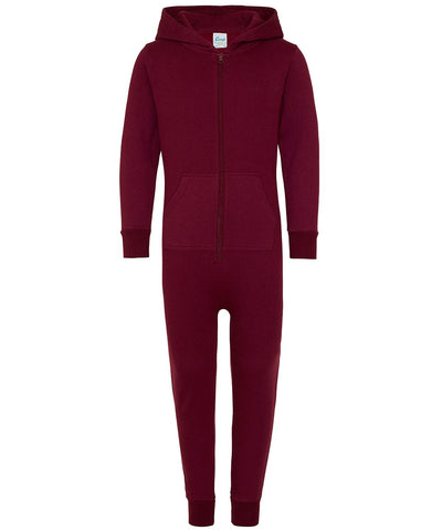 Burgundy - Kids all-in-one Onesies Comfy Co Gifting, Junior, Lounge & Underwear, Must Haves, Sale, Winter Essentials Schoolwear Centres