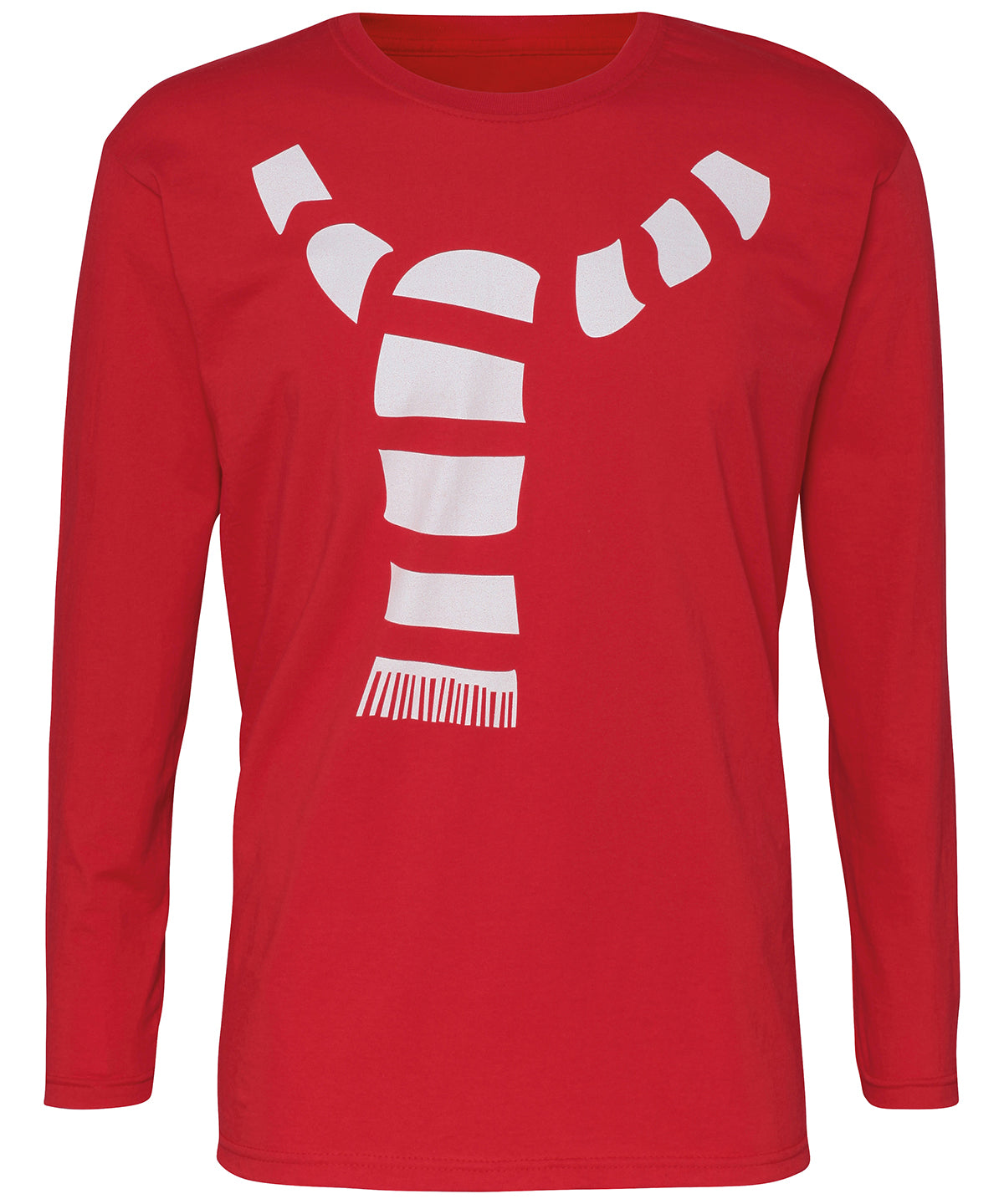 Men's scarf long sleeve tee