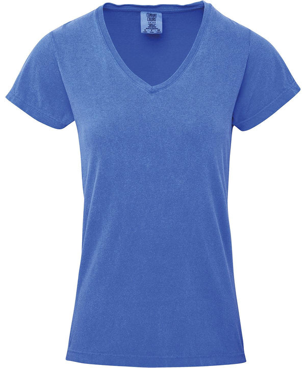 Flo Blue - Women's v-neck tee T-Shirts Last Chance to Buy T-Shirts & Vests Schoolwear Centres