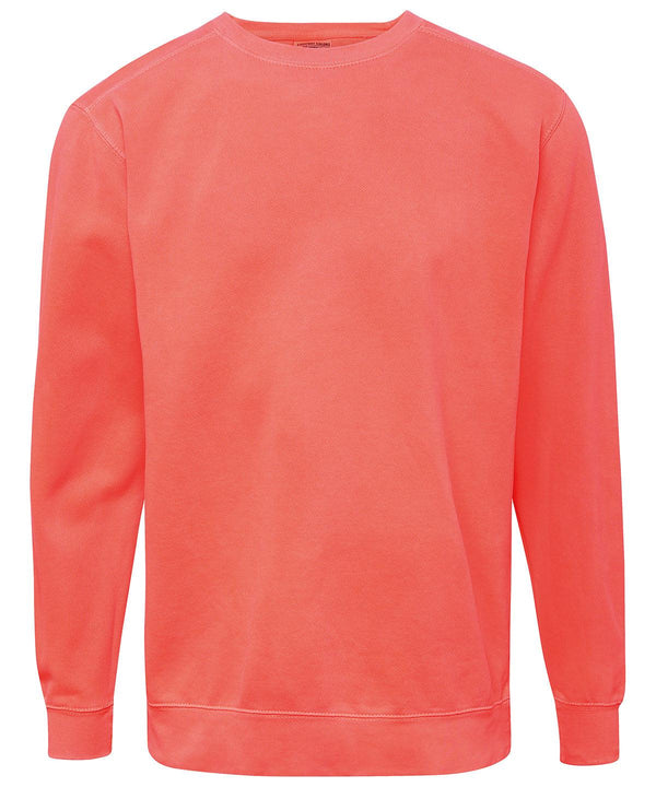 Neon Red Orange - Adult crew neck sweatshirt Sweatshirts Last Chance to Buy Sweatshirts Schoolwear Centres