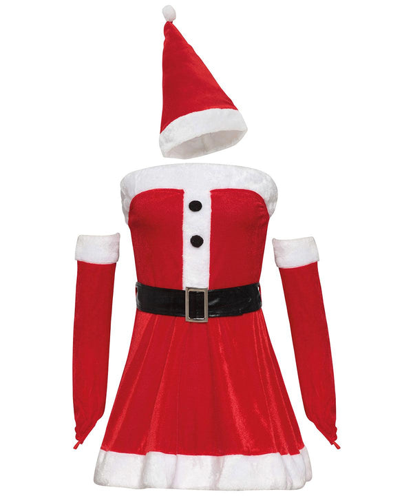 Red - Women's mini dress Christmas costume Dresses The Christmas Shop Christmas Schoolwear Centres