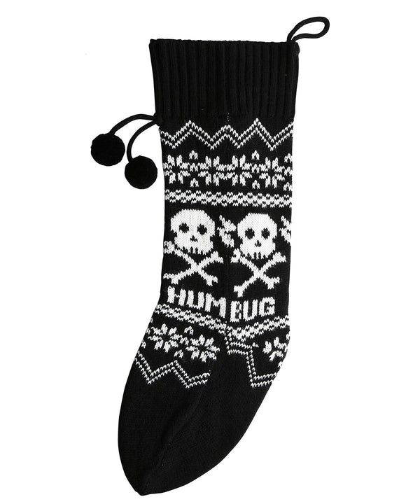 Skull - Knitted Christmas stocking Christmas Stockings The Christmas Shop Christmas Schoolwear Centres