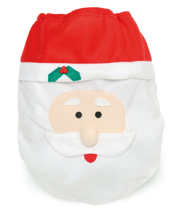 Santa toilet seat cover