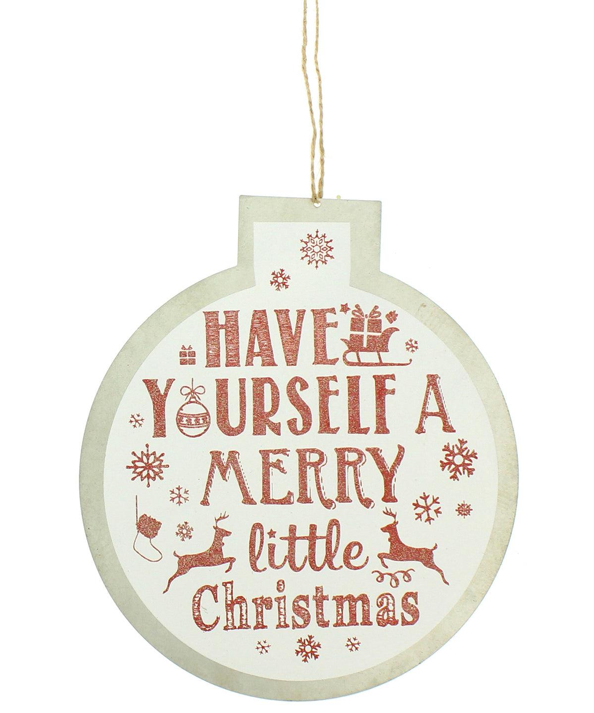 White Merry - Christmas ball signs Christmas Signs The Christmas Shop Christmas Schoolwear Centres