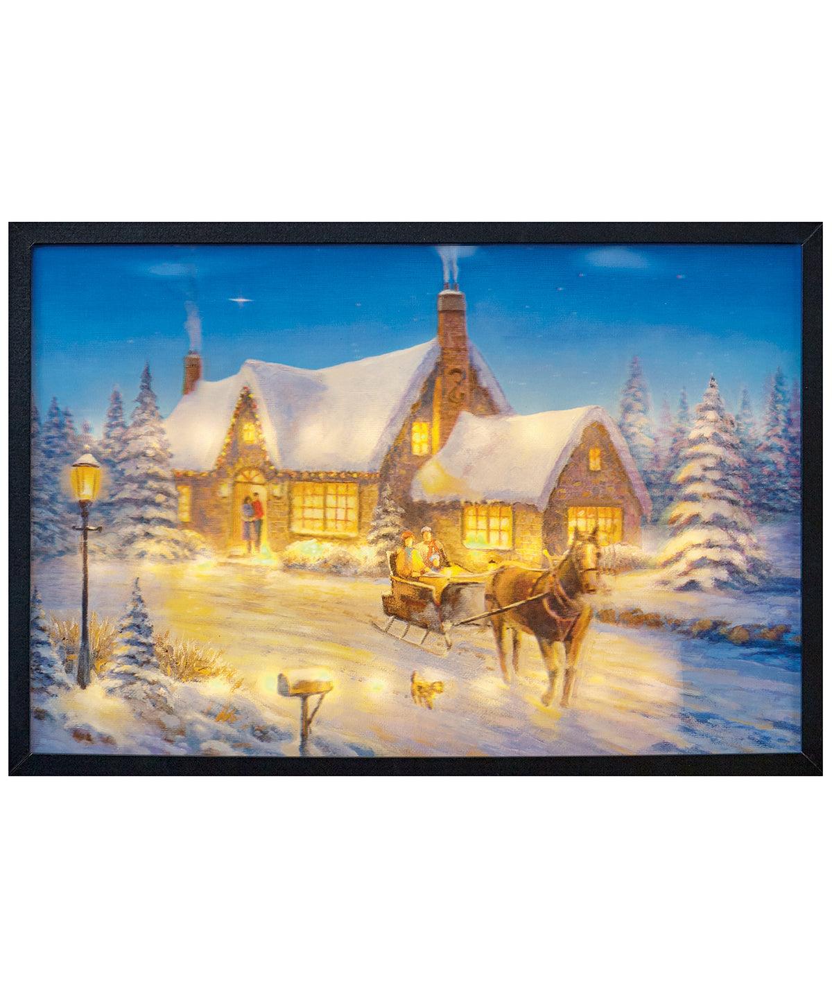 Multi Colour - 3D lit lenticular Christmas Displays The Christmas Shop Christmas Schoolwear Centres