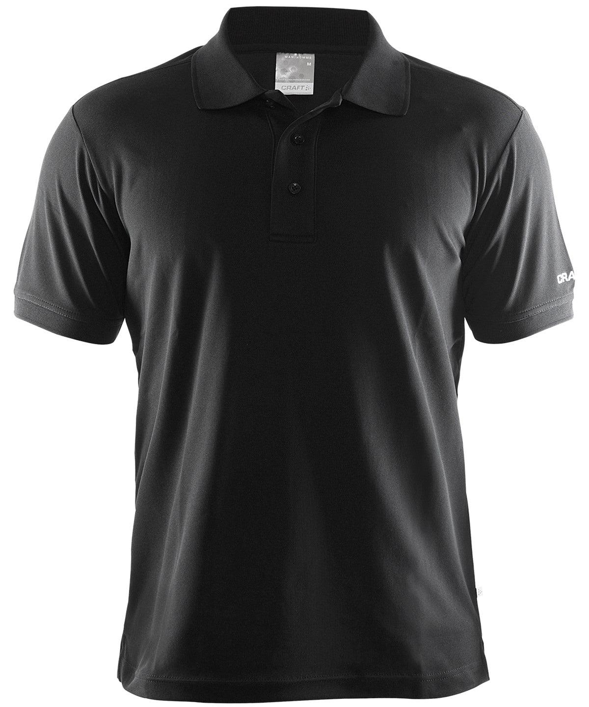 Black - Polo shirt piqué classic Polos Last Chance to Buy Activewear & Performance, Polos & Casual, Sports & Leisure Schoolwear Centres