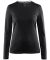 Black - Women's mind long sleeve tee T-Shirts Last Chance to Buy Sports & Leisure Schoolwear Centres