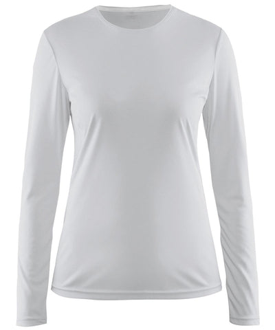 White - Women's mind long sleeve tee T-Shirts Last Chance to Buy Sports & Leisure Schoolwear Centres