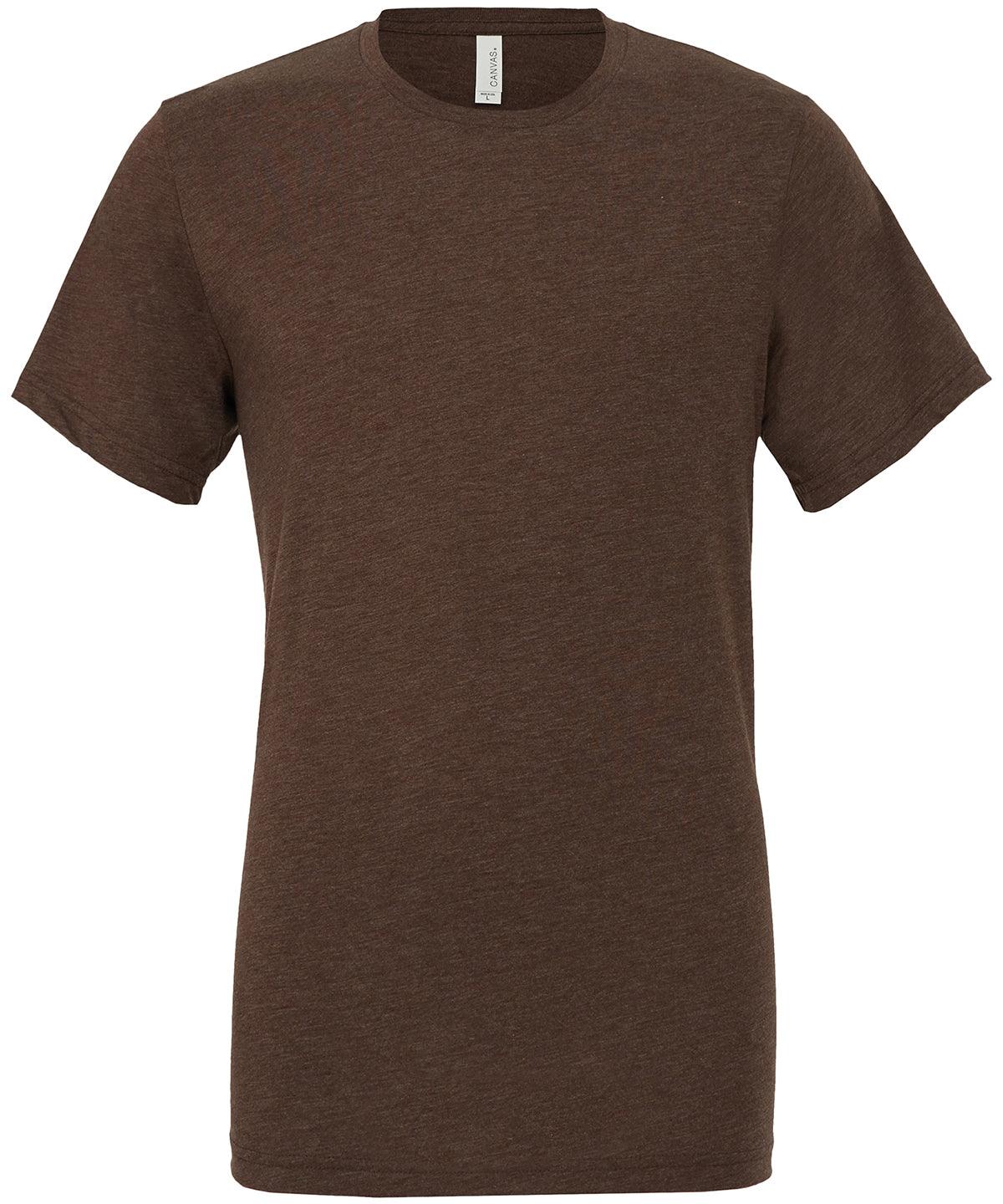 Brown Triblend - Unisex triblend crew neck t-shirt T-Shirts Bella Canvas Must Haves, Perfect for DTG print, Rebrandable, T-Shirts & Vests Schoolwear Centres