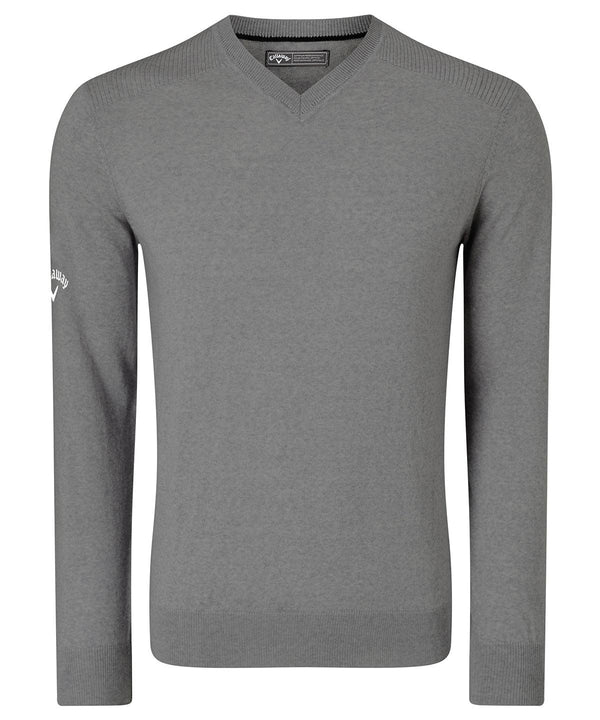 Griffin - Ribbed v-neck Merino sweater Knitted Jumpers Callaway Must Haves, New Colours For 2022, Sports & Leisure Schoolwear Centres