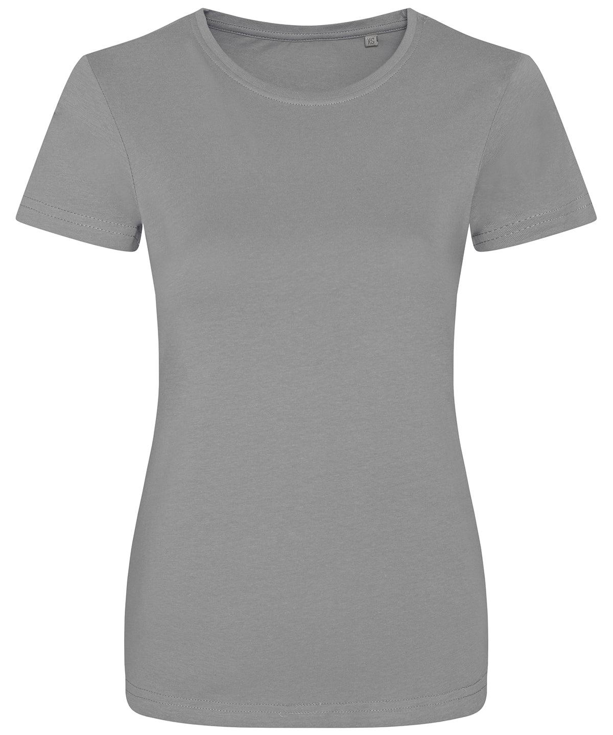 Heather Grey - Women's Cascade organic tee T-Shirts AWDis Ecologie Must Haves, Next Gen, Organic & Conscious, T-Shirts & Vests, Women's Fashion Schoolwear Centres