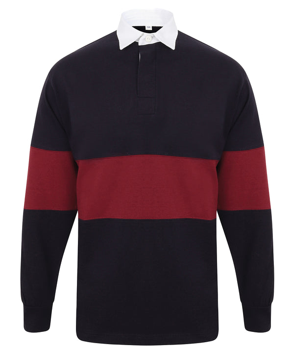 Panelled rugby shirt