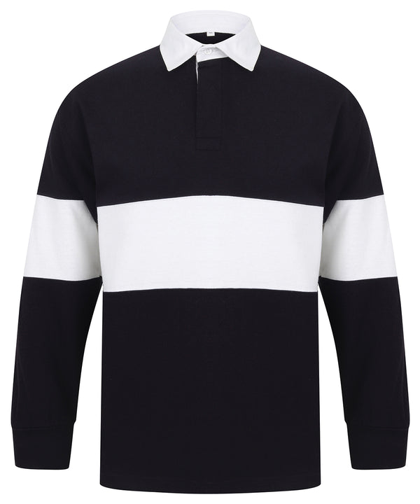 Panelled rugby shirt