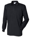 Long sleeve plain rugby shirt