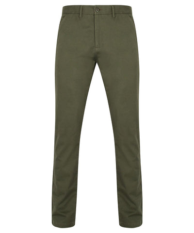 Khaki - Stretch chinos Trousers Front Row Must Haves, Plus Sizes, Raladeal - Recently Added, Rebrandable, Sale, Trousers & Shorts, Workwear Schoolwear Centres