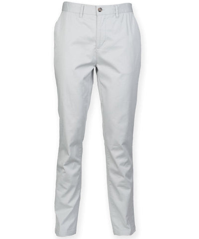 Light Grey - Stretch chinos Trousers Front Row Must Haves, Plus Sizes, Raladeal - Recently Added, Rebrandable, Sale, Trousers & Shorts, Workwear Schoolwear Centres