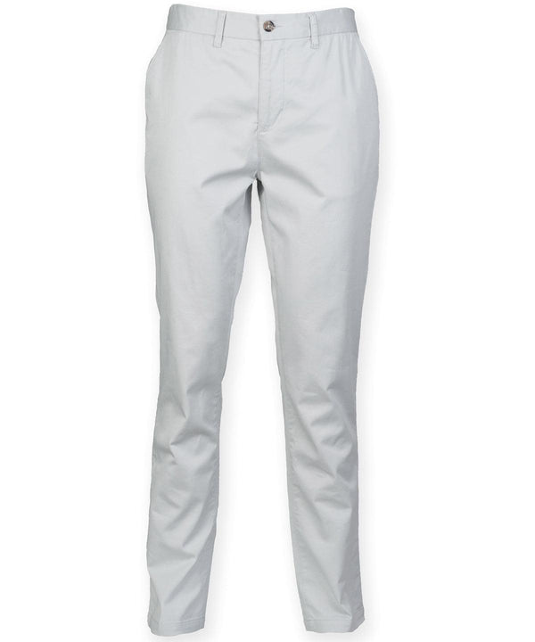 Light Grey - Stretch chinos Trousers Front Row Must Haves, Plus Sizes, Raladeal - Recently Added, Rebrandable, Sale, Trousers & Shorts, Workwear Schoolwear Centres