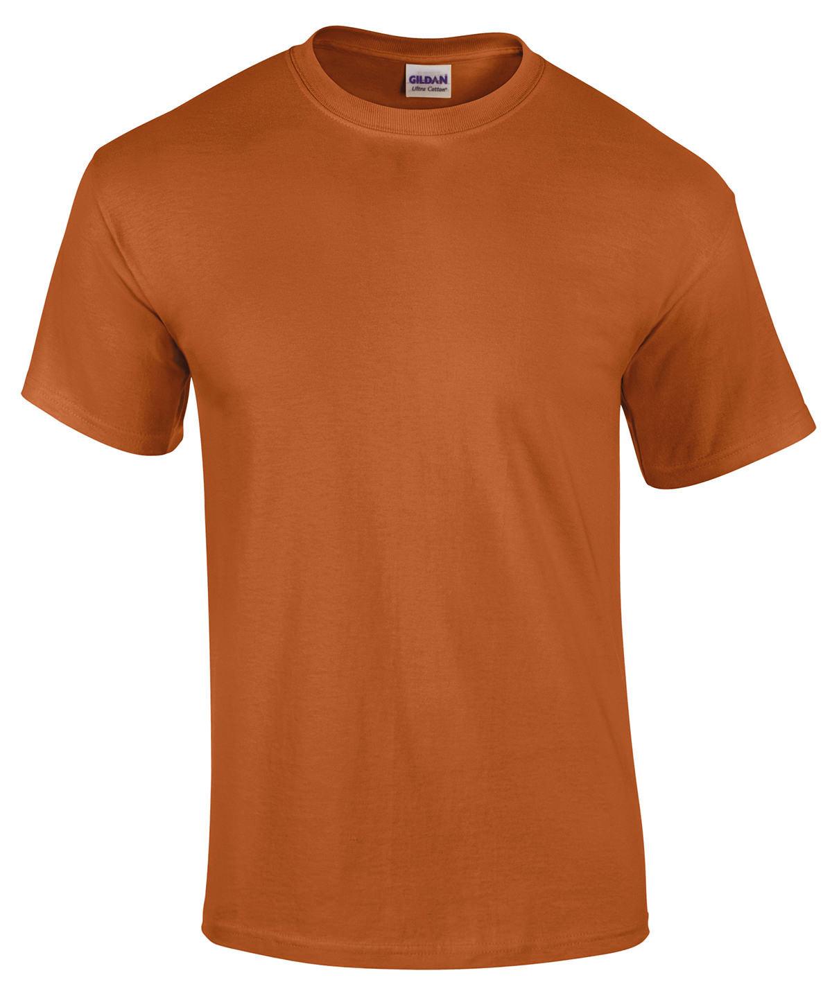 Texas Orange - Ultra Cotton™ adult t-shirt T-Shirts Gildan Merch, Must Haves, T-Shirts & Vests Schoolwear Centres