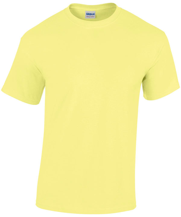 Cornsilk - Heavy Cotton™ adult t-shirt T-Shirts Gildan 2022 Spring Edit, Merch, Must Haves, Plus Sizes, T-Shirts & Vests Schoolwear Centres