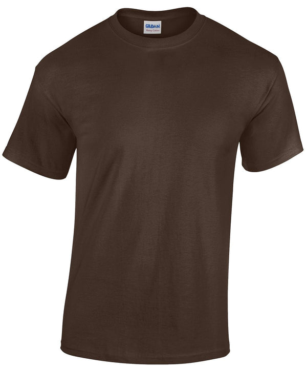 Dark Chocolate* - Heavy Cotton™ adult t-shirt T-Shirts Gildan 2022 Spring Edit, Merch, Must Haves, Plus Sizes, T-Shirts & Vests Schoolwear Centres