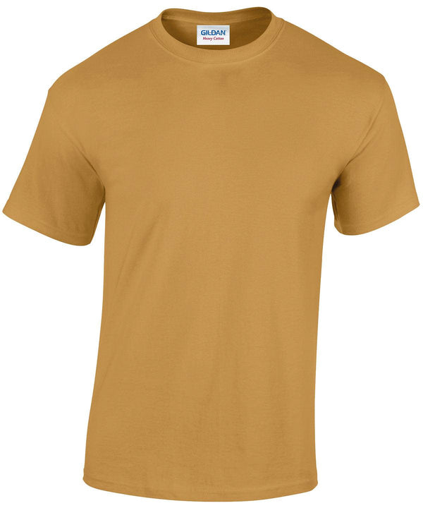 Old Gold - Heavy Cotton™ adult t-shirt T-Shirts Gildan 2022 Spring Edit, Merch, Must Haves, Plus Sizes, T-Shirts & Vests Schoolwear Centres