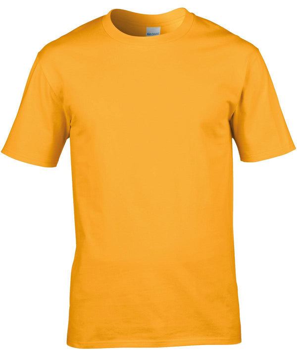 Gold - Premium Cotton® t-shirt T-Shirts Gildan Merch, Must Haves, Raladeal - Recently Added, T-Shirts & Vests Schoolwear Centres